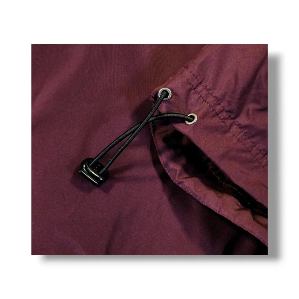 VTG Easton‎ S.A. Devils Pullover Vented Mesh Lined Maroon Windbreaker Size XS